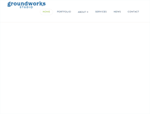 Tablet Screenshot of groundworksstudio.com